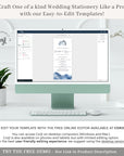 YLENIA Ocean Wedding Program Template