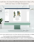 GAIA Forest Wedding Invitation Template Set