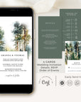 GAIA Digital Marriage Card Forest