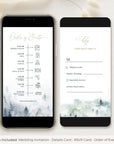 ARNA Digital Wedding Invitation Winter Wedding