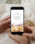 ARNA Spring digital wedding invitation