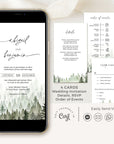 GAIA Forest Digital Wedding Card