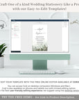 GAIA Forest Digital Wedding Card