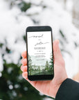 GAIA Woodland Digital Wedding Invitation