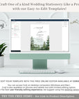 GAIA Wedding Invitation Template