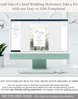 GAIA Forest Save the Date Editable Template