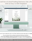 GAIA Forest Wedding Invitation Suite Template