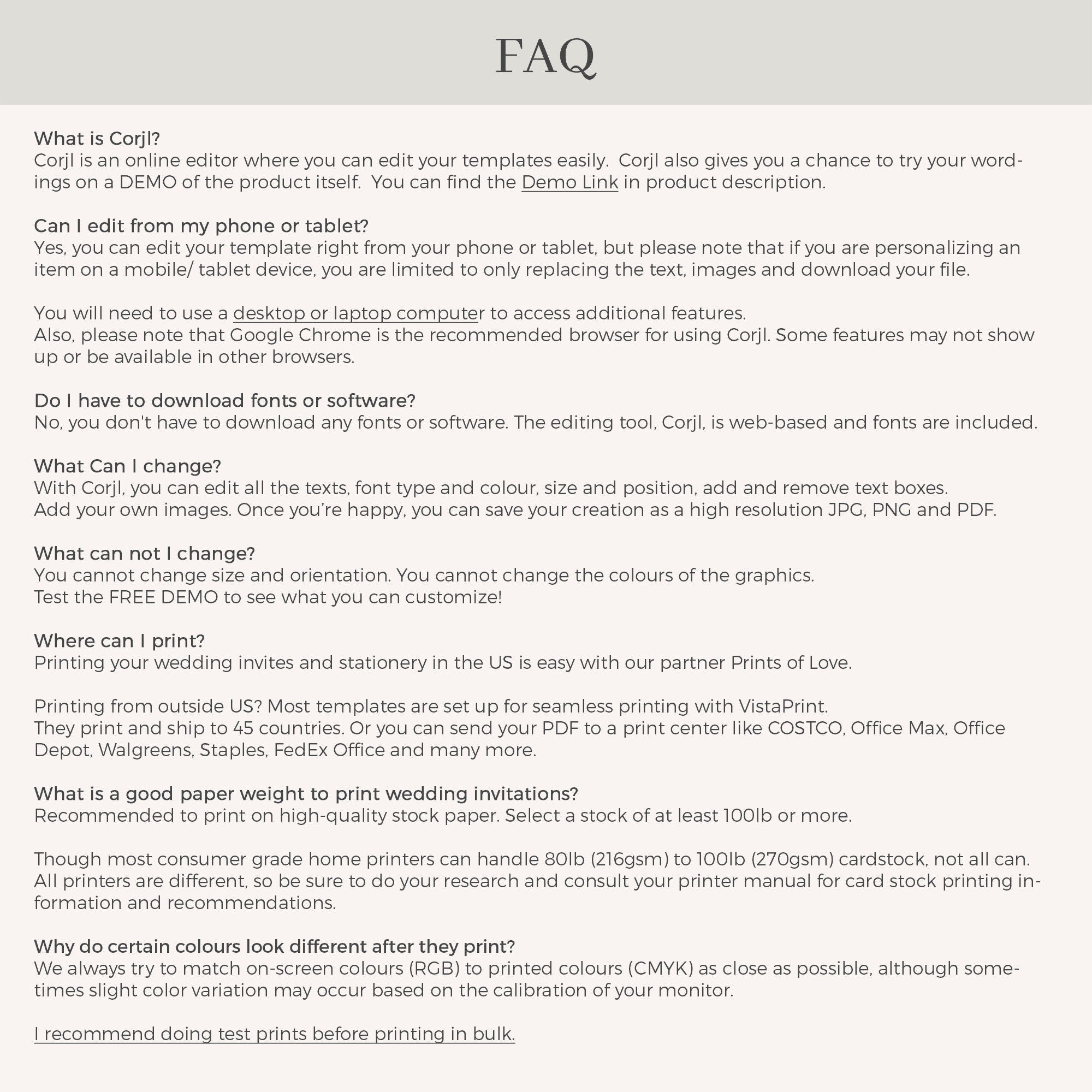 ARNA Woodland Wedding Invitation Template