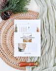 Arna Mountain Themed Wedding Invitation Set Template