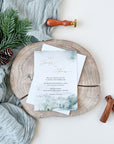 ARNA Winter Wedding Invitation Template Set