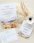 ARNA Wildflower Wedding Invitation Suite Template