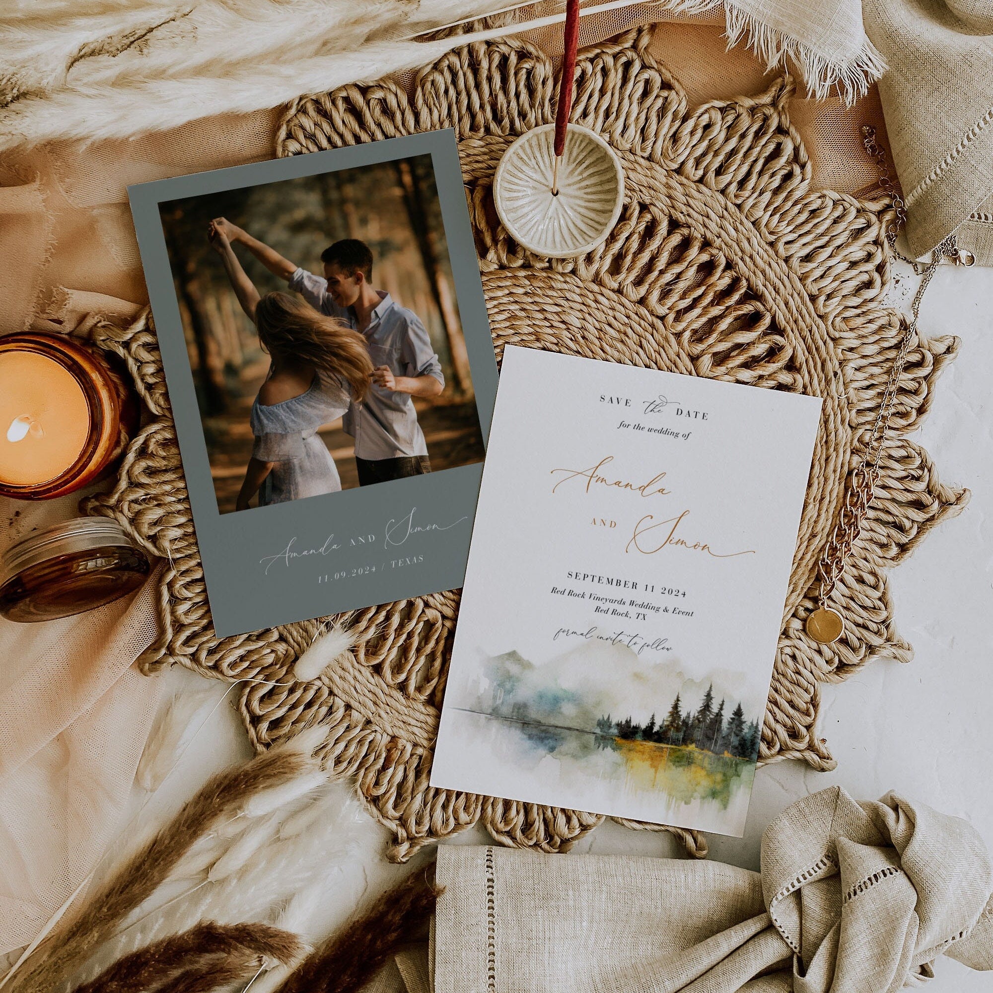 ARNA Winter Save the Date Template with Photo