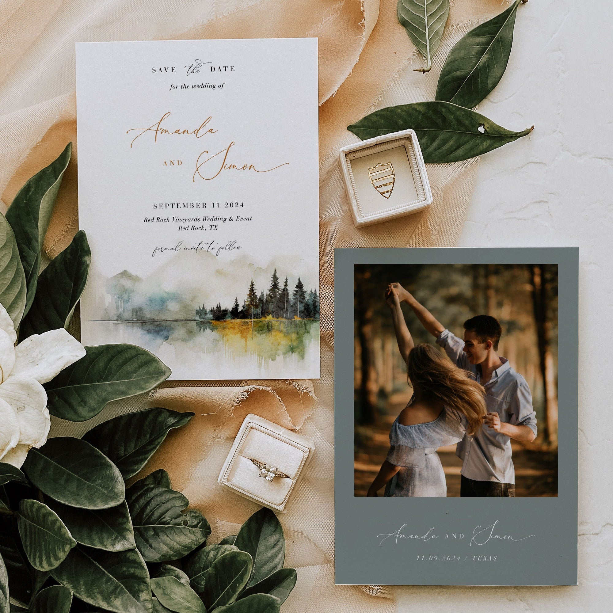 ARNA Winter Save the Date Template with Photo