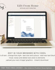 YLENIA Ocean Save the Date Template