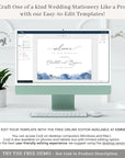 YLENIA Ocean Wedding Welcome Sign Template
