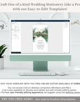 ARNA Digital Marriage Invitation Card with Mountains