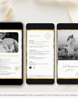 Passport Wedding Invitation Video Template - Black