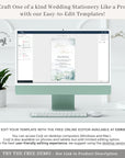 ARNA Digital Wedding Invitation Winter Wedding