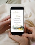 ARNA Digital Wedding Invitation Card Mountain Wedding
