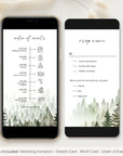GAIA Forest Digital Wedding Card