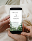 GAIA Woodland Digital Wedding Invitation