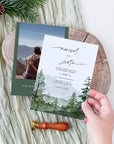 GAIA Forest Wedding Invitation Template Set