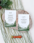 GAIA Forest Wedding Invitation Template Set