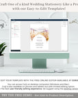 ARNA Floral Wedding Invitation Template