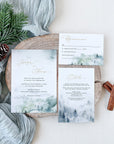 ARNA Winter Wedding Invitation Template Set