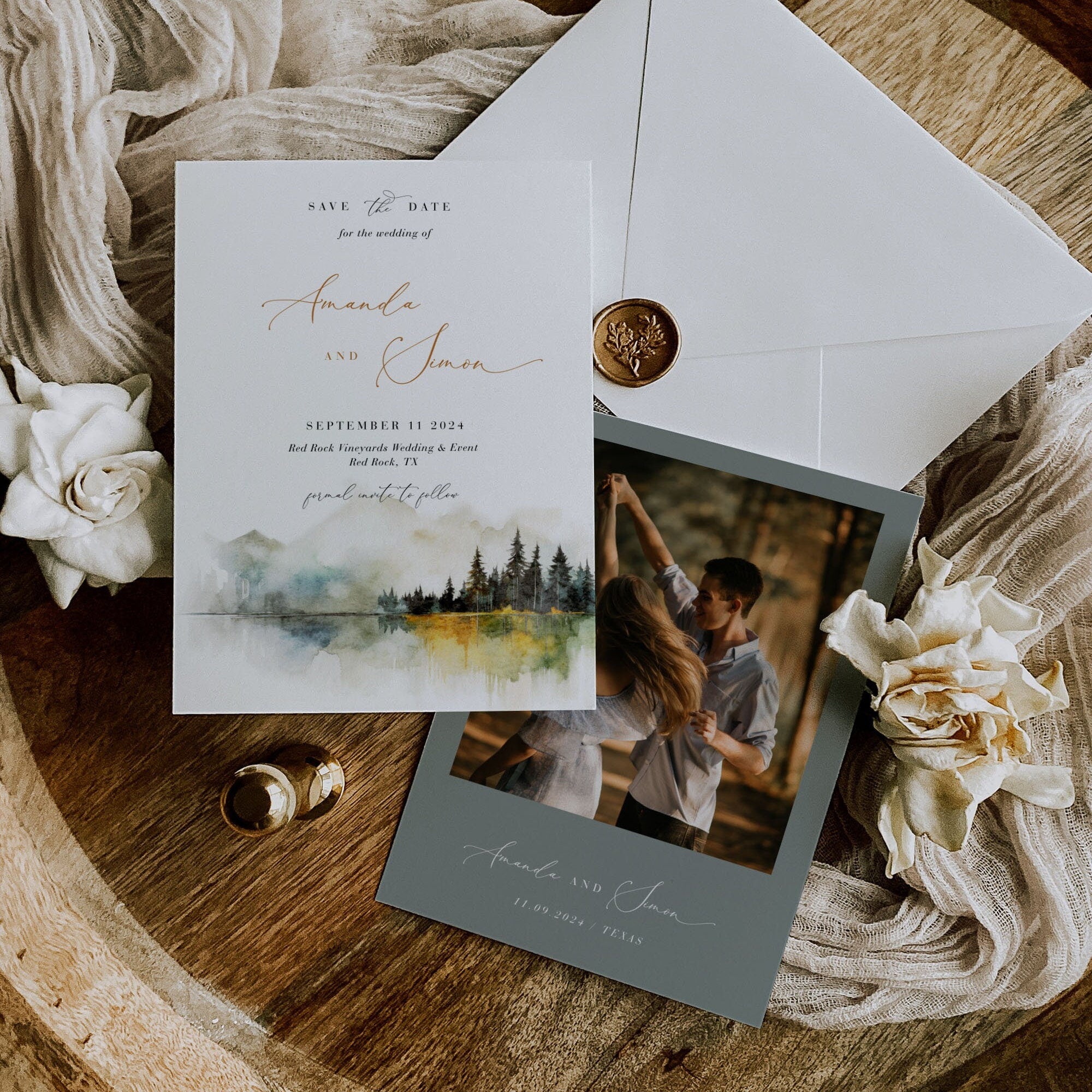 ARNA Winter Save the Date Template with Photo