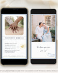 Passport Save the Date Video Template - Dusty Blue