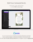 Tropical Destination Wedding Invitation Video Template