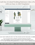 GAIA Forest Wedding Itinerary Template for Guest & Welcome Letter