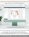 ARNA Wedding Weekend Itinerary Template & Welcome Card