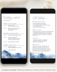 YLENIA Wedding Weekend Itinerary Template