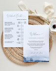 ALYSSA Destination Wedding Welcome Letter & Itinerary Template