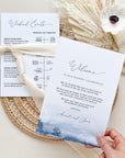 ALYSSA Destination Wedding Welcome Letter & Itinerary Template