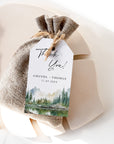 ARNA Mountain Wedding Printable Thank You Tags