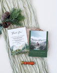 ARNA Mountain Wedding Thank You Cards