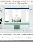 GAIA Forest Wedding Day Itinerary Template & Welcome Letter