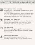 ARNA Mountain Wedding Welcome Letter Template with Itinerary