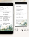 ARNA Electronic Wedding Day Timeline