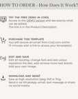 YLENIA Wedding Weekend Itinerary Template