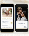 Passport Save The Date Video Template - Blue Navy