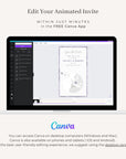 Passport Save The Date Video Template - Purple