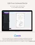 Passport Wedding Invitation Video Template - Silver