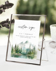 ARNA Mountain Wedding Sign Small