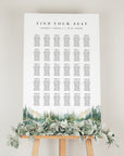 ARNA Mountain Wedding Seating Chart Template Printable