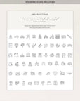 ARNA Mountain Wedding Timeline Sign Template