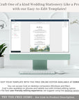 ARNA Mountain Wedding Menu Template